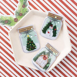 Evergreen & Holly Puffy Shaker Stickers