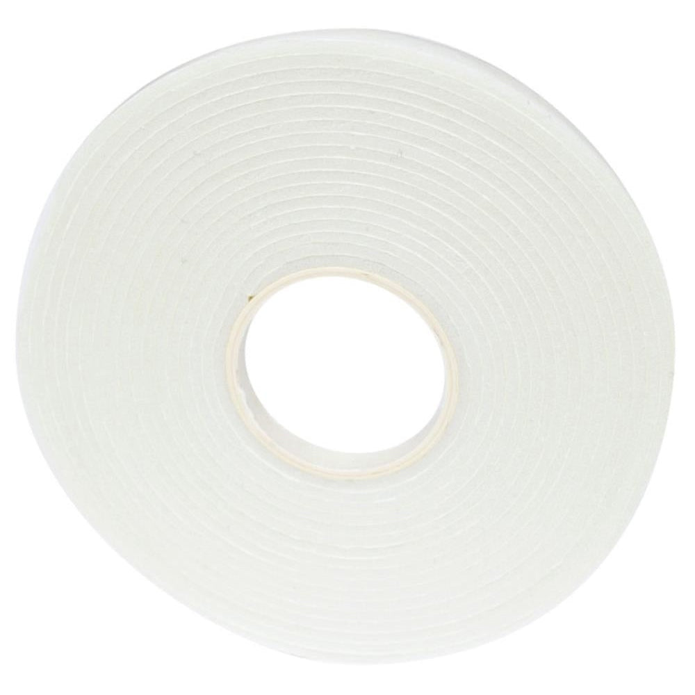 Sticky Thumb Double-Sided Foam Tape 3.94 Yards White, 0.25"X2mm