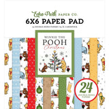 Winnie The Pooh Christmas Double-Sided Paper Pad 6"X6"