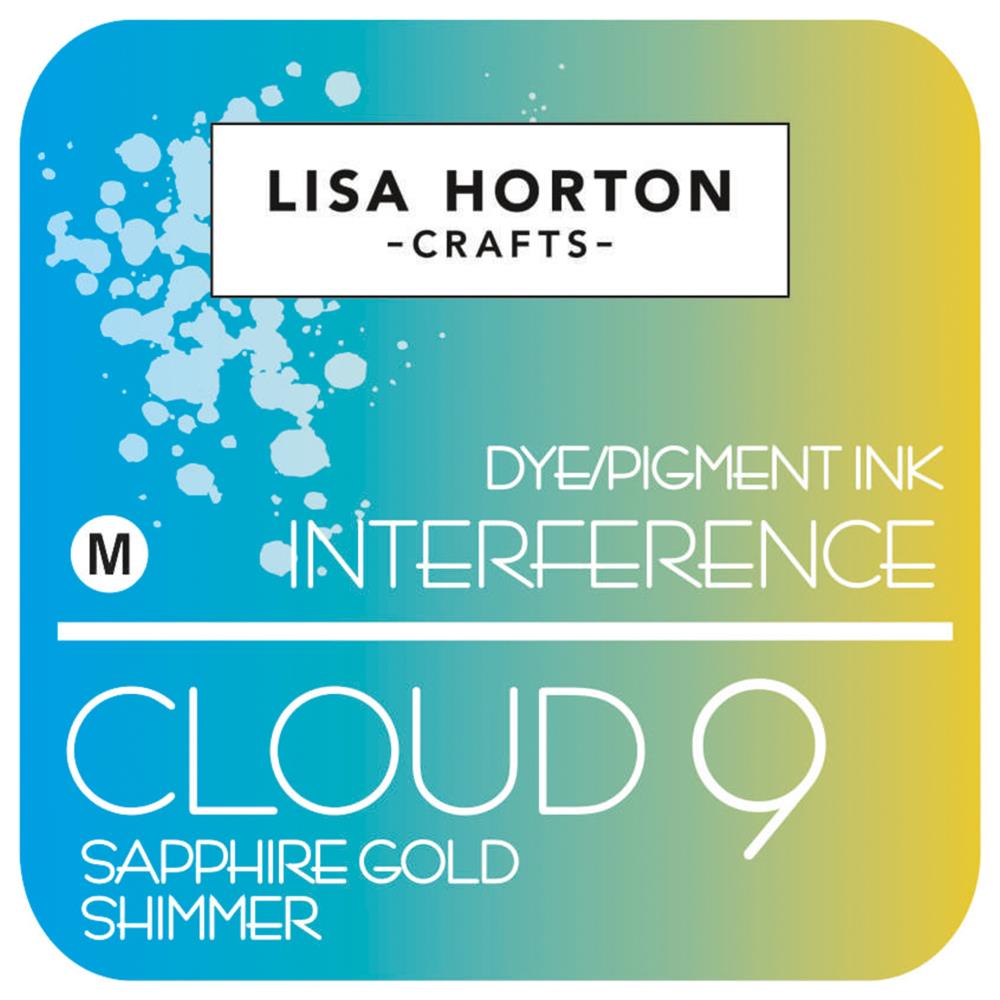 Lisa Horton Crafts Cloud 9 Shimmer Interference Ink Pad - Sapphire Gold Shimmer