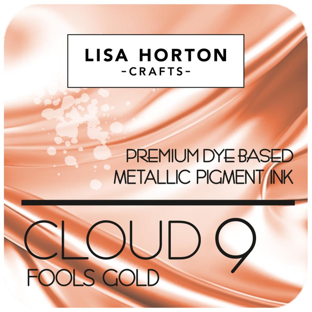 Lisa Horton Crafts Cloud 9 Metallic Ink Pad - Fools Gold