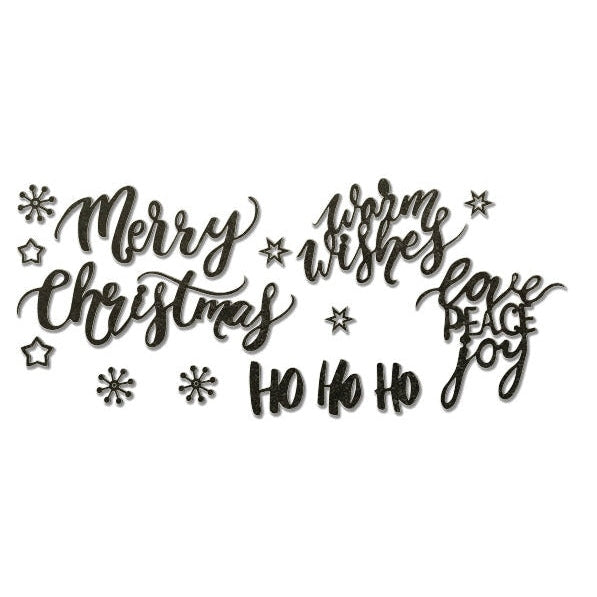 Merry Christmas Chipboard Embellishments - Holiday Release!