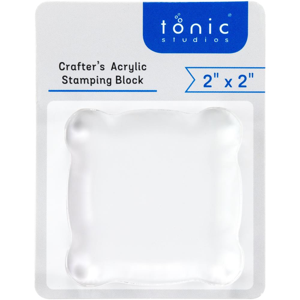 Tonic Studios Acrylic 2" x 2" Stamping Block