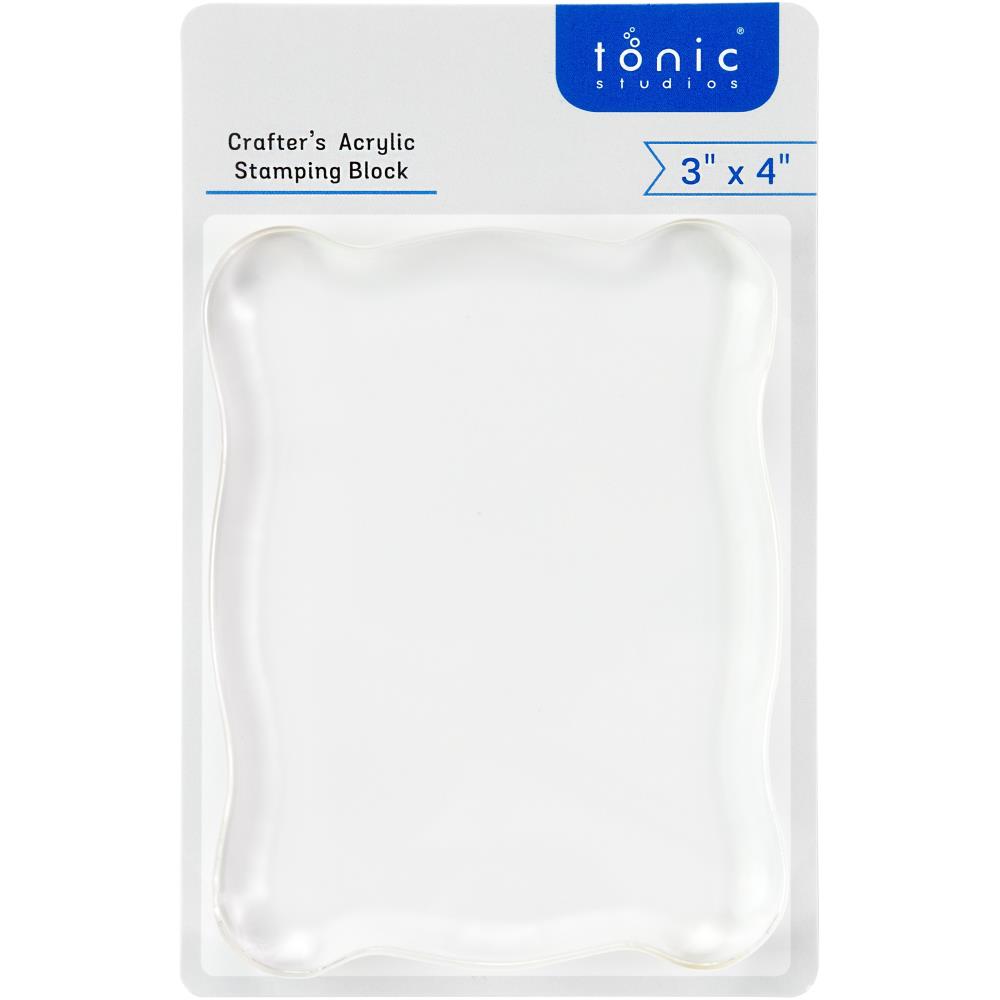 Tonic Studios Acrylic 3" x 4" Stamping Block