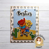 "Besties" Shadow Sentiment Craft Die