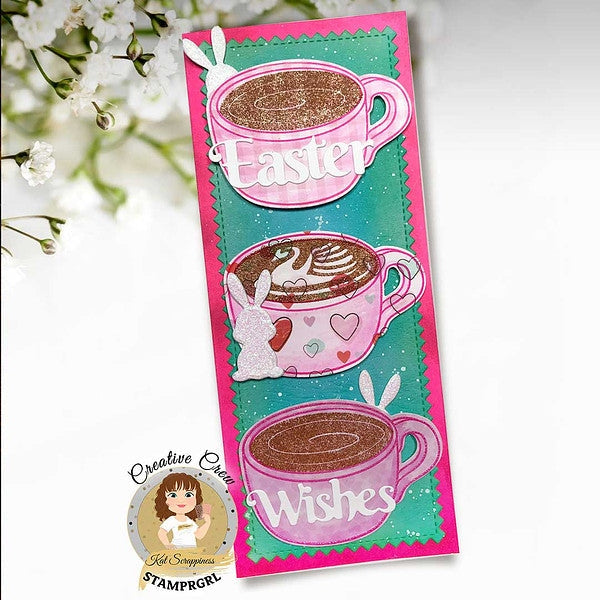 Pour Yourself a Latte 6 x 8 Stamp Set