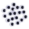 Paste-On Googly Eyes Assorted 8mm -18/Pkg