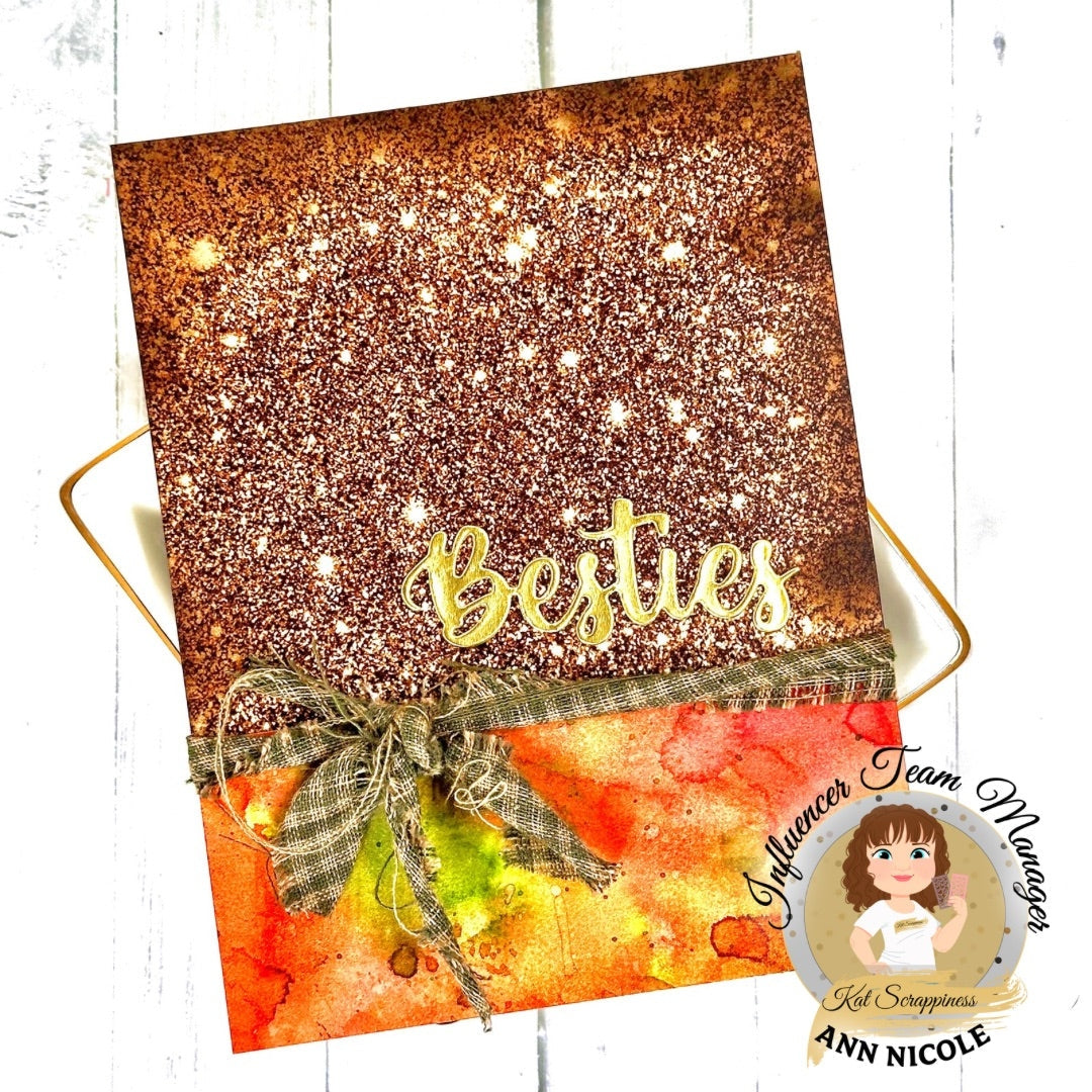 Autumn Elegance Faux Glitter 6x6 Paper Pad