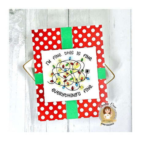 Stress-mess Christmas 3x4 Stamp Set