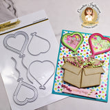 Heart Balloon Shaker Card Craft Dies