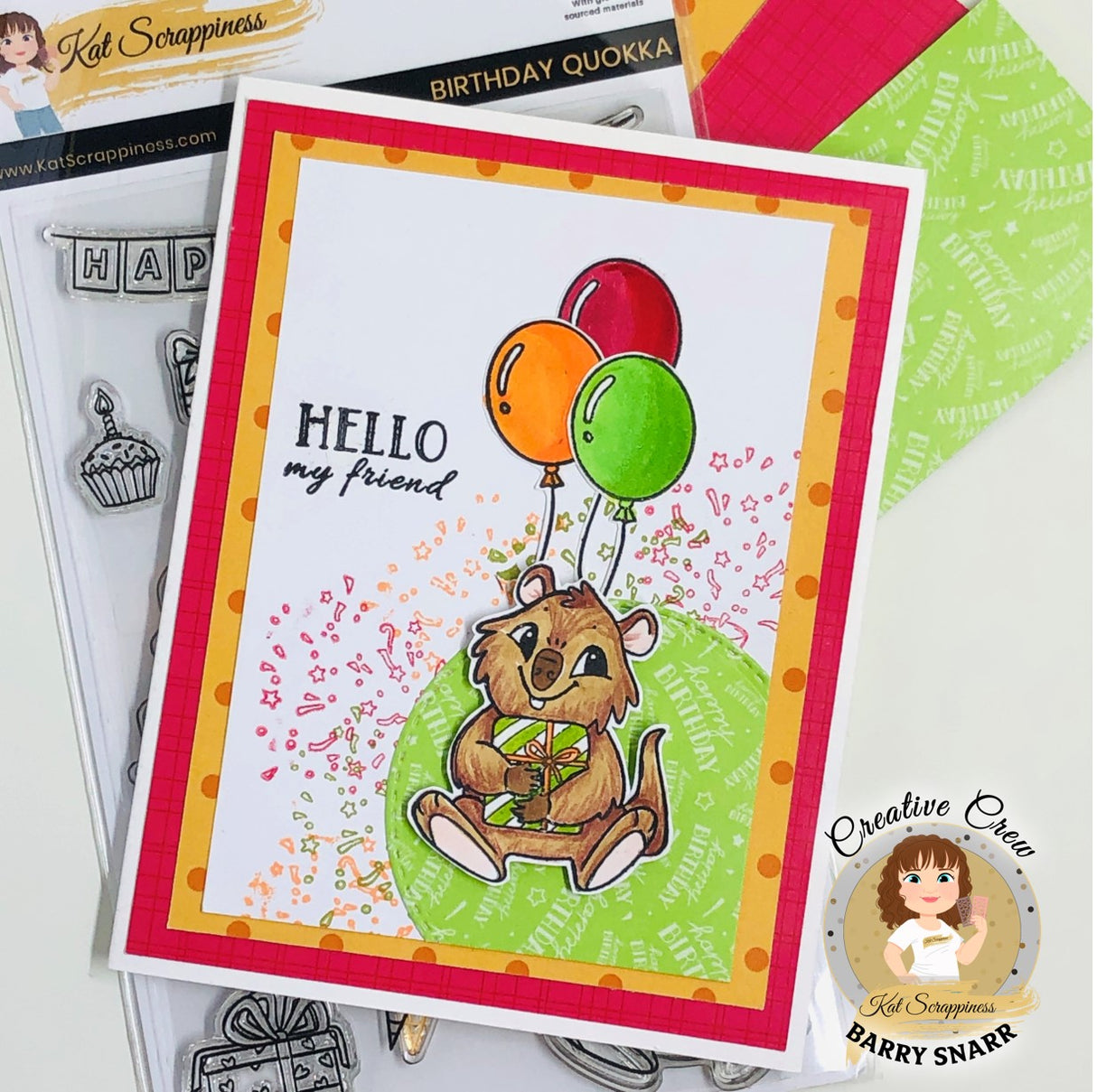 Birthday Quokka 6x6 Paper Pad