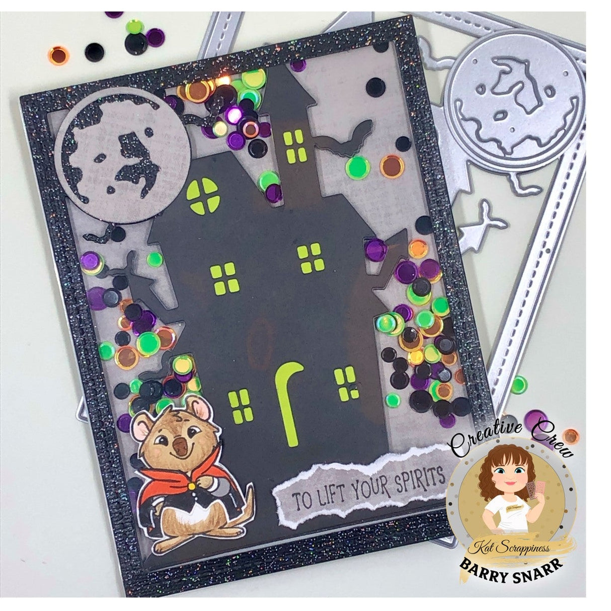 Haunted House on the Hill Background Die - New Release