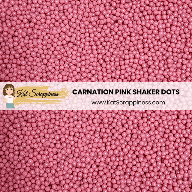 Carnation Pink Shaker Dots - New Release!