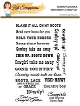 Cowboy Quokka Sentiment Stamps