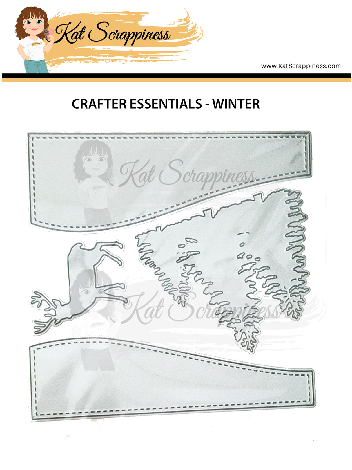 Crafters Essentials - Winter Edition Craft Dies - Holiday Release!