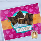 Layered Chocolate Bar 6"X 8" Stamp Set