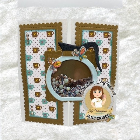 Coffee Pot Shaker Card Craft Dies