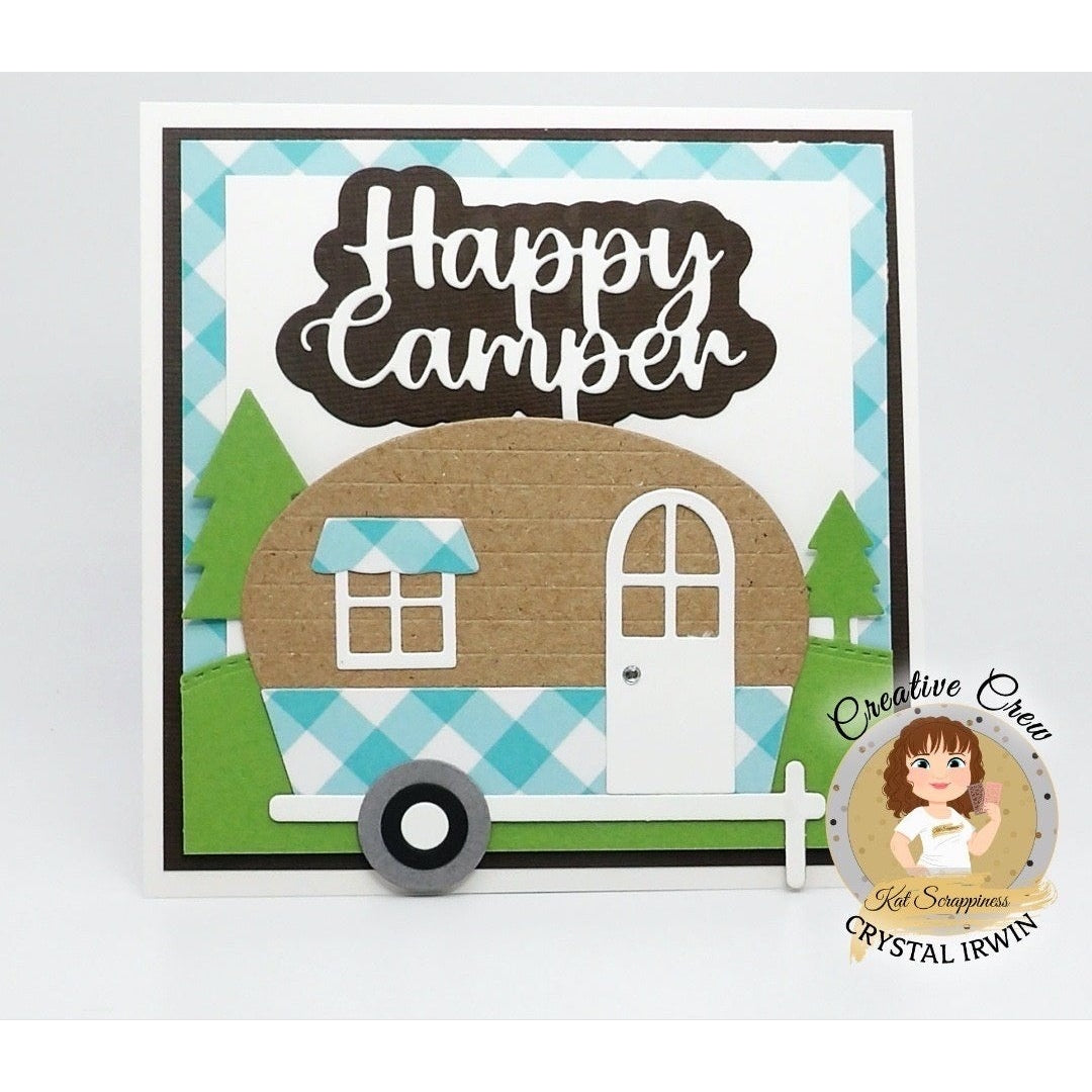 RV There Yet? Retro Camper Craft Die