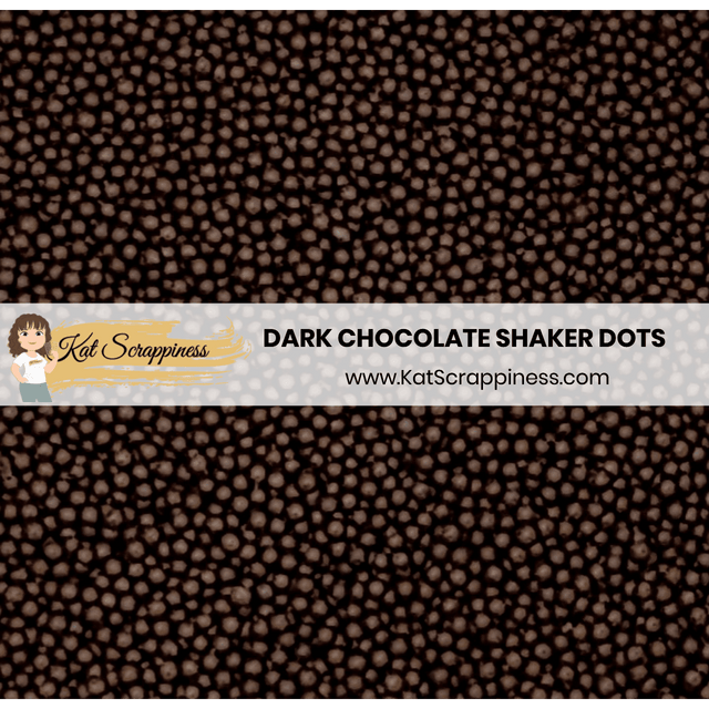 Dark Chocolate Shaker Dots - New Release!