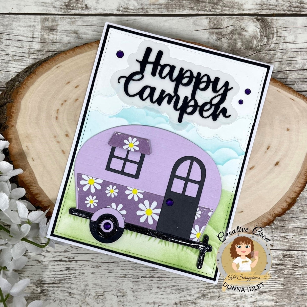 RV There Yet? Retro Camper Craft Die