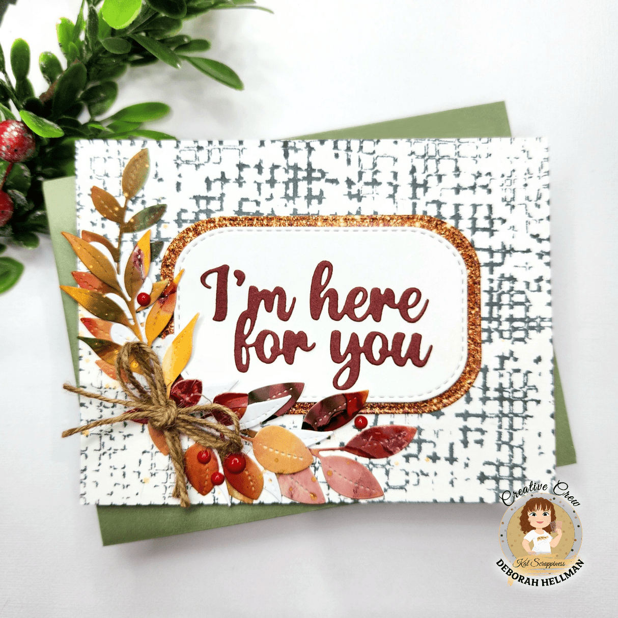 Autumn Elegance Faux Glitter 6x6 Paper Pad