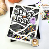 Ghostly Trick or Treat Shadow Sentiment Craft Die - New Release