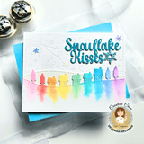 Stitched Swirling Snow Background Craft Dies - Holiday Release!