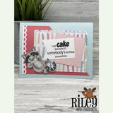 I Eat Cake Cling Stamp by Riley & Co