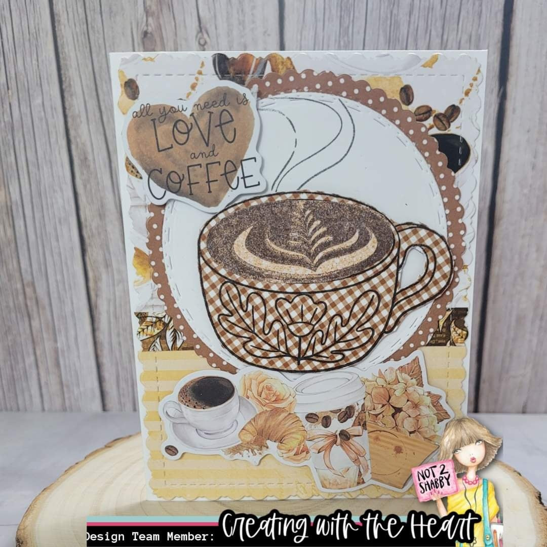 Pour Yourself a Latte 6 x 8 Stamp Set