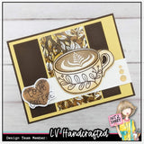 Pour Yourself a Latte 6 x 8 Stamp Set