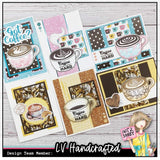 Pour Yourself a Latte 6 x 8 Stamp Set