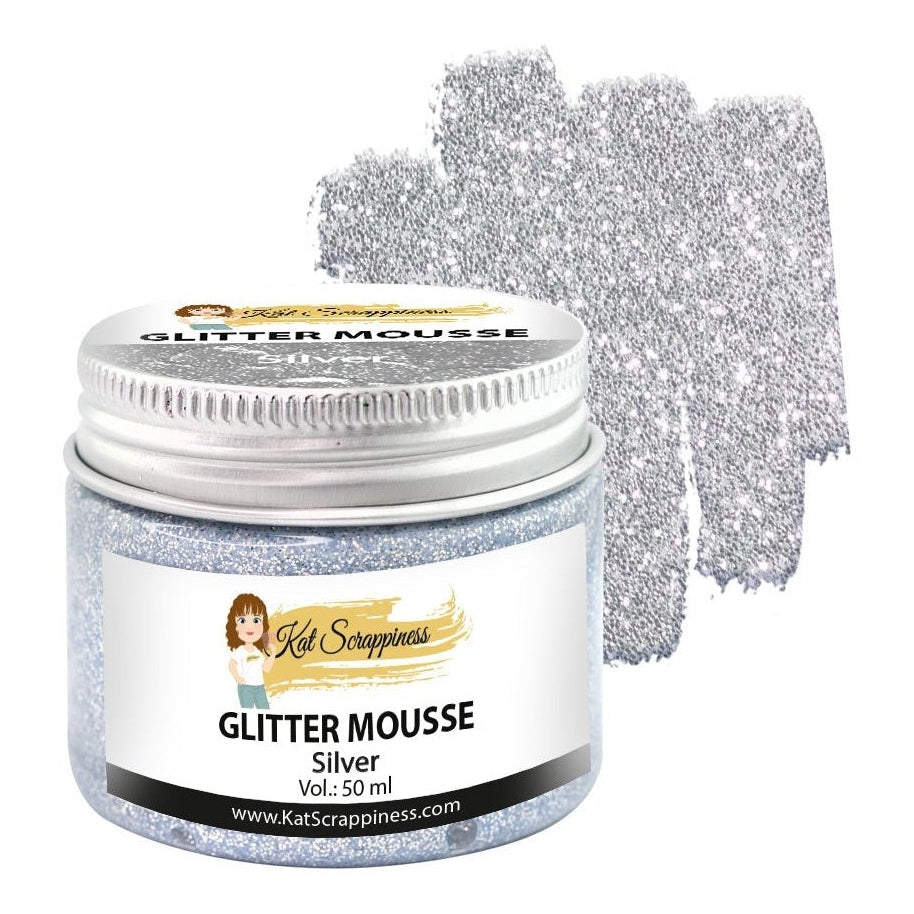 Silver Glitter Mousse