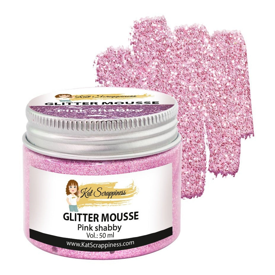 Pink Shabby Glitter Mousse