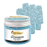 Blue Shabby Glitter Mousse