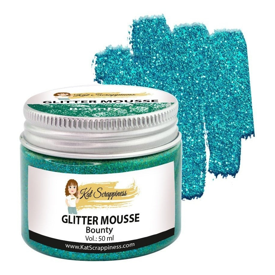 Bounty Teal Glitter Mousse