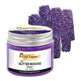 Violet Glitter Mousse