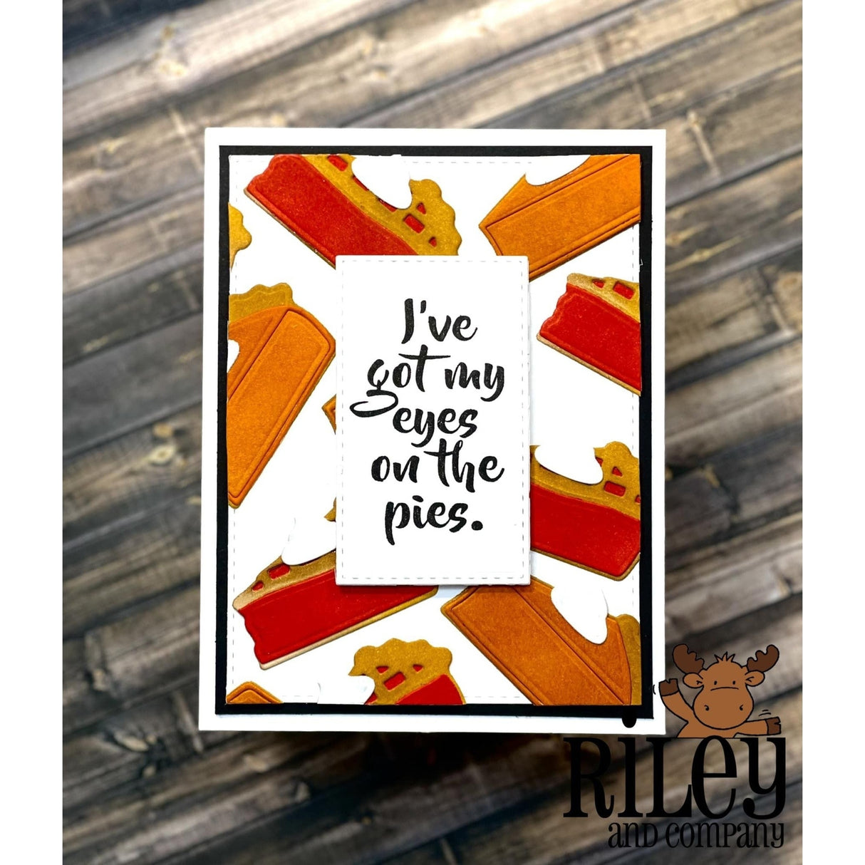 Eyes on the Pies Cling Stamp by Riley & Co