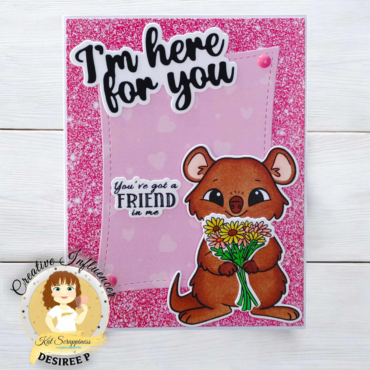 Quokka Flowers Stamp Set