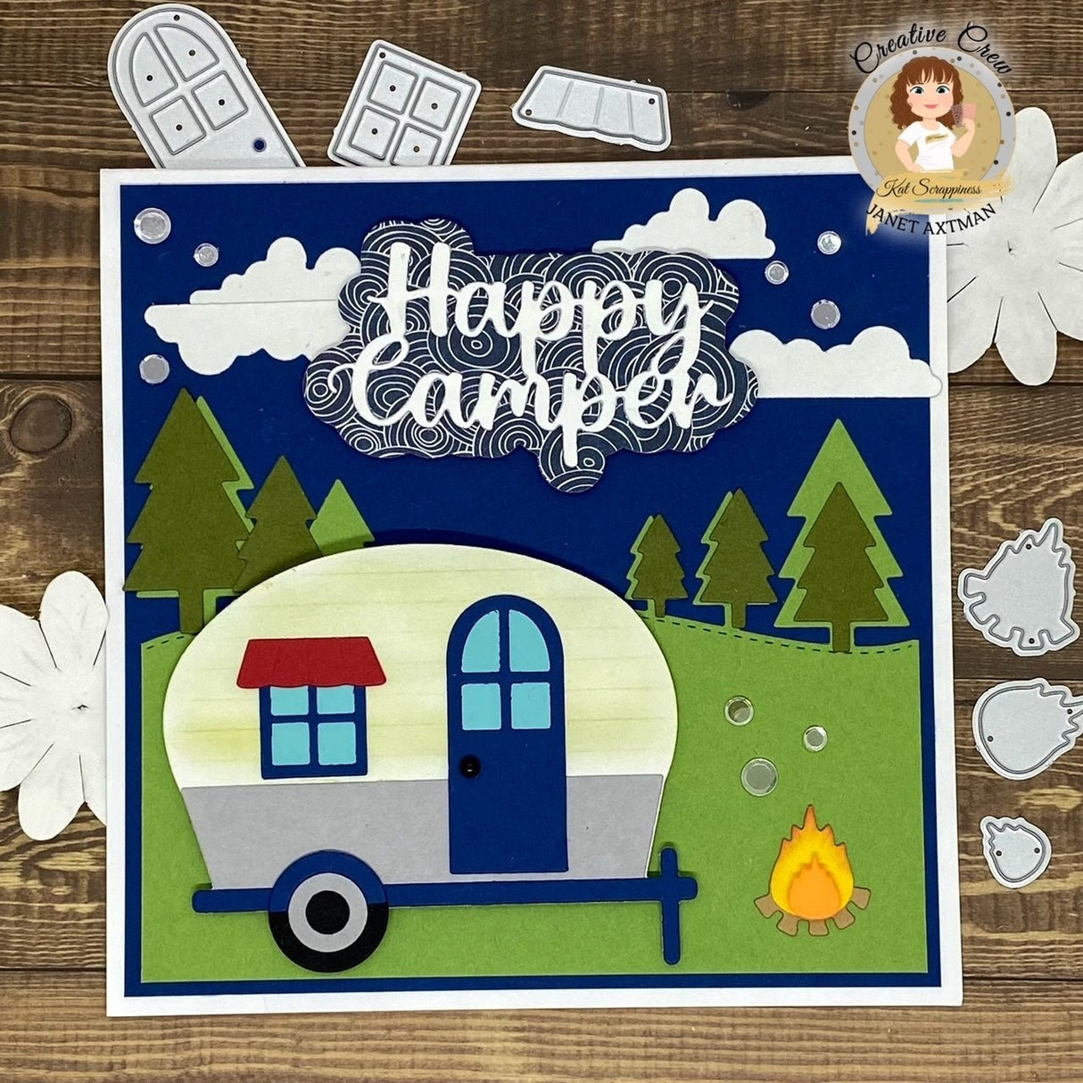 Happy Camper Craft Die