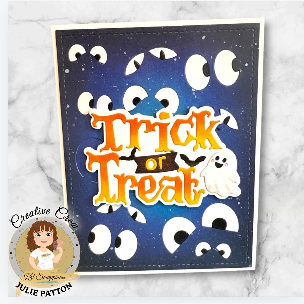 Ghostly Trick or Treat Shadow Sentiment Craft Die - New Release