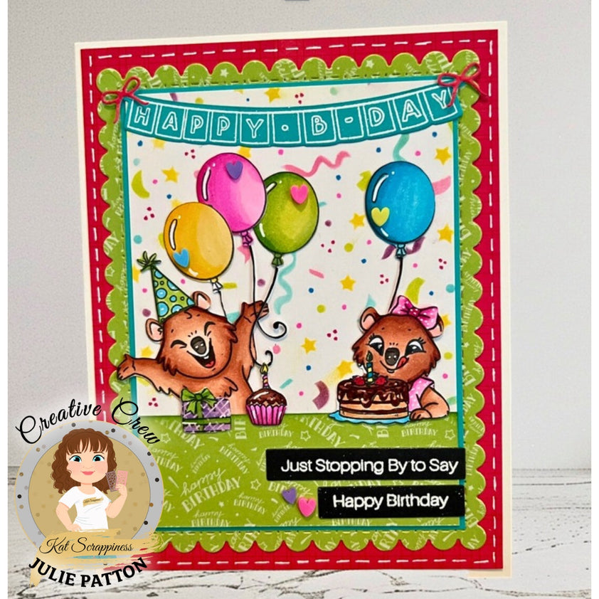 Confetti Party 6x6 Stencil – Kat Scrappiness