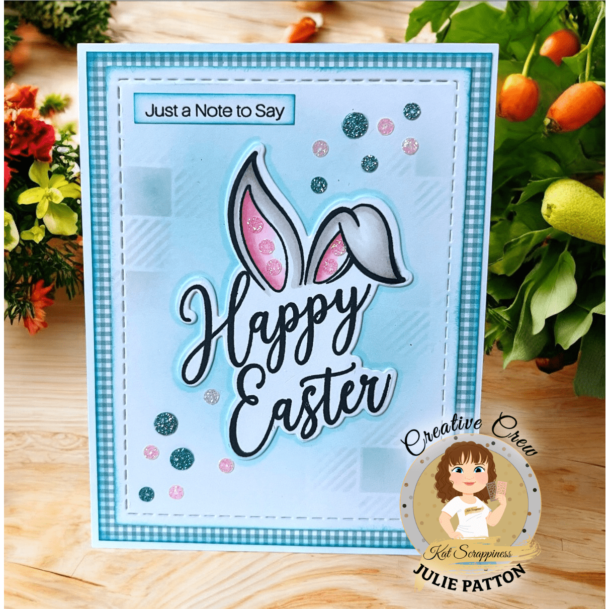 Happy Easter Bunny Stamp