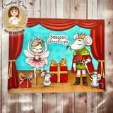 Stitched Swirling Snow Background Craft Dies - Holiday Release!