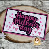 Happy Mother's Day Word Stacked with Shadow Craft Die