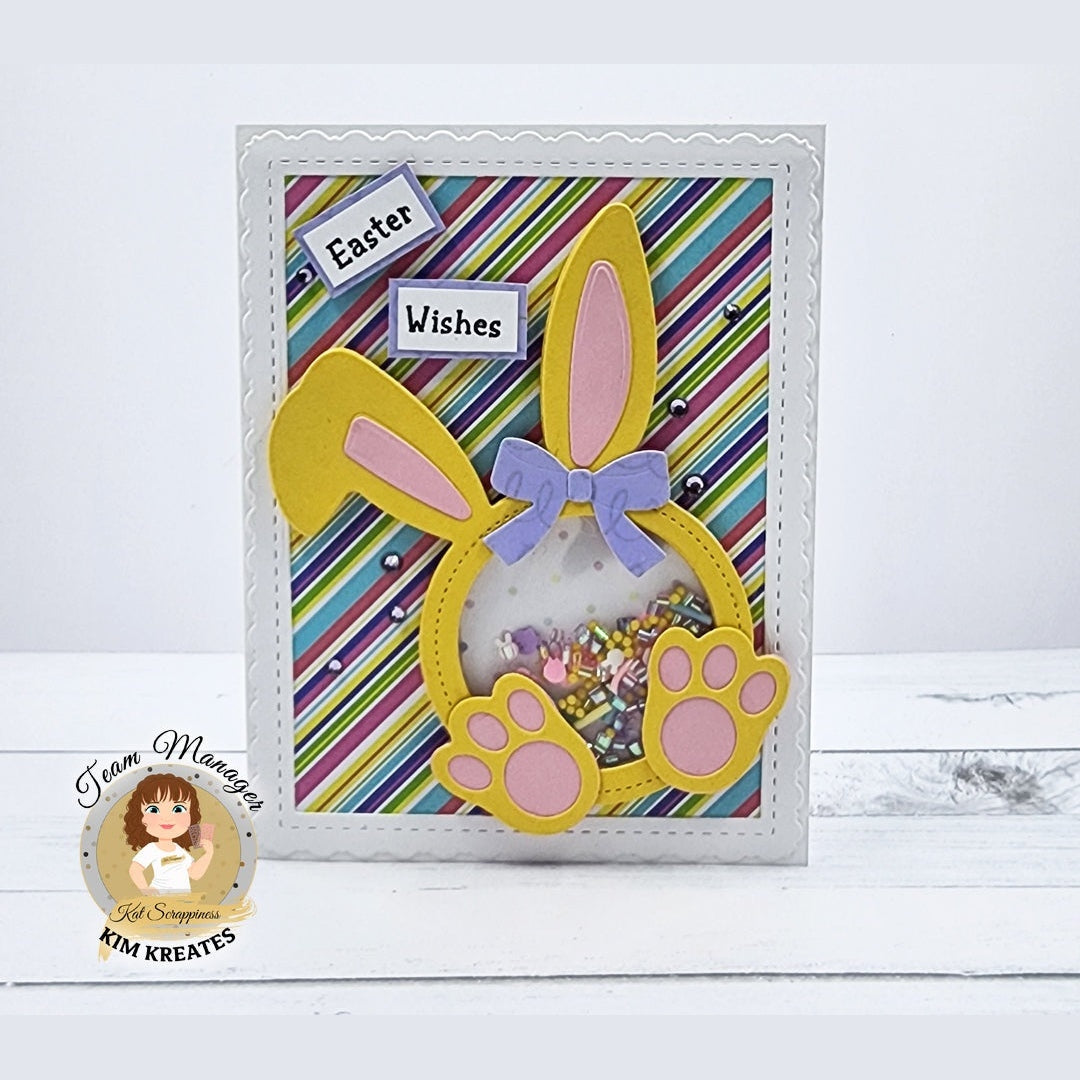 Easter Bunny Shaker Card Craft Dies - New Release!