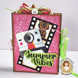 Summer Vibes Shadow Sentiment Craft Die