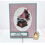 Vintage Romance 6x8 Stamp Set