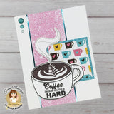 Pour Yourself a Latte 6 x 8 Stamp Set