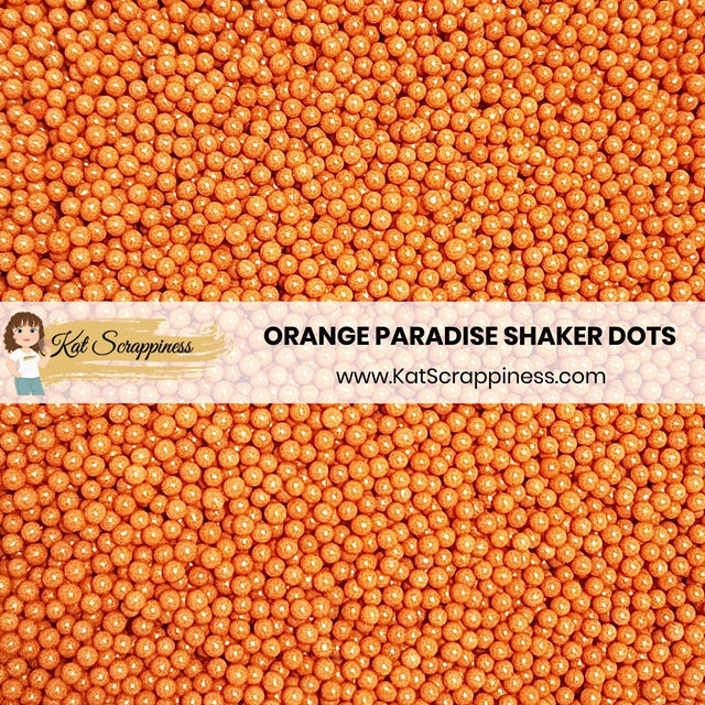 Orange Paradise Shaker Dots - New Release!