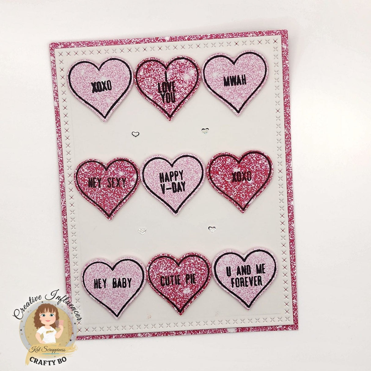 "Say It With Hearts" 4" x 4" Stamp & Die Bundle